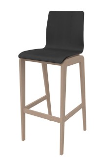 siège haut Adell - coque bois